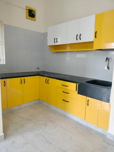 Kitchen Image of 1200 Sq.ft 3 BHK Apartment / Flat for rent in Sterling Park Apartment, Sanjeevini Nagar Bengaluru for Rs. 34000