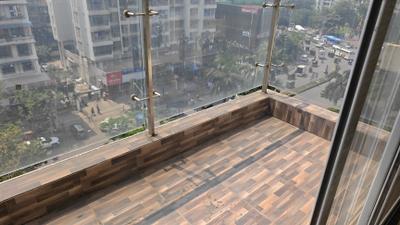 Balcony Image of 1200 Sq.ft 2 BHK Apartment / Flat for rent in Shagun White Woods, Ulwe Navi Mumbai for Rs. 40000