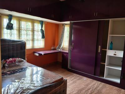 Bedroom Image of 1100 Sq.ft 2 BHK Builder Floor for rent in Murugeshpalya Bengaluru for Rs. 34000