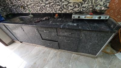 Kitchen Image of 400 Sq.ft 1 BHK Builder Floor for rent in Pitampura New Delhi for Rs. 21000