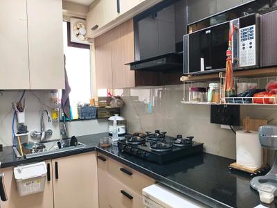 Kitchen Image of 745 Sq.ft 3 BHK Apartment / Flat for rent in Pyramid Altia, Sector 70 Gurgaon for Rs. 38000