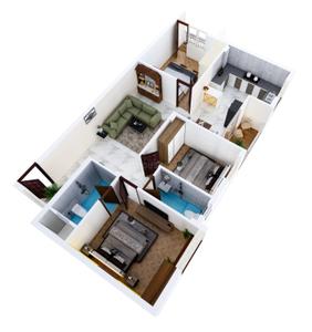 Image of 2000 Sq.ft 4 BHK Villa for sale in Kolathur, Chennai for Rs. 13000000