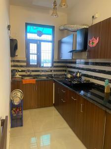 Kitchen Image of 450 Sq.ft 1 BHK Builder Floor for sale in Dream Rehmat Homez, Sanauli Zirakpur for Rs. 3490000