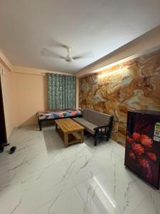 Living Room Image of 550 Sq.ft 1 BHK Apartment / Flat for rent in Malviya Nagar Jaipur for Rs. 21500