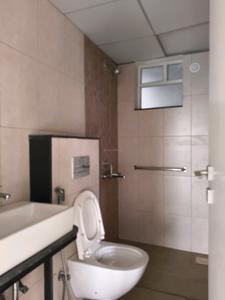 Common Bathroom Image of 850 Sq.ft 2 BHK Apartment / Flat for sale in Godrej Hillside, Mahalunge Pune for Rs. 7600000