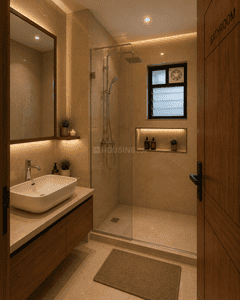 Bathroom Image of 760 Sq.ft 2 BHK Builder Floor for sale in Yewalewadi Pune for Rs. 2500000