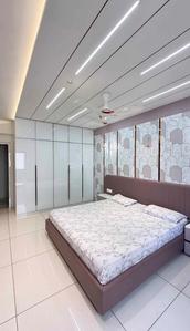 Bedroom Image of 2300 Sq.ft 3 BHK Apartment / Flat for rent in Arham Luxuria, Paldi Ahmedabad for Rs. 50000