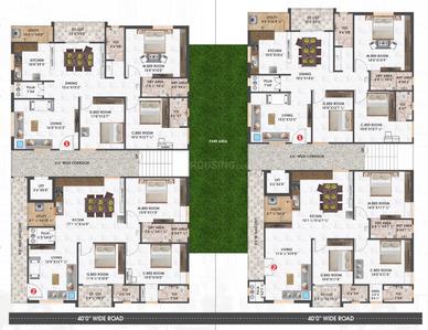 Image of 1800 Sq.ft 3 BHK Apartment / Flat for sale in Kondapur, Hyderabad for Rs. 13500000