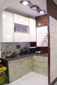 Kitchen Image of 400 Sq.ft 1 BHK Builder Floor for rent in Sector 6 Rohini New Delhi for Rs. 20000