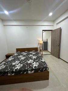 Bedroom Image of 600 Sq.ft 1 BHK Builder Floor for rent in Scheme No 114 Indore for Rs. 23000