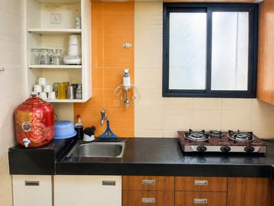 Kitchen Image of 1250 Sq.ft 2 BHK Apartment / Flat for sale in Rajhans Campus, Pal Surat for Rs. 5600000