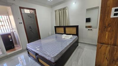 Bedroom Image of 600 Sq.ft 1 RK Apartment / Flat for rent in Madhapur Hyderabad for Rs. 32000