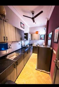 Kitchen Image of 1500 Sq.ft 3 BHK Apartment / Flat for rent in Malviya Nagar Jaipur for Rs. 55000
