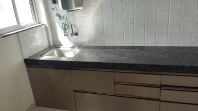 Kitchen Image of 550 Sq.ft 1 BHK Apartment / Flat for rent in Parklane Lifeseasons, Dhanori Pune for Rs. 15000