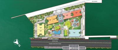 Image of 1100 Sq.ft 2 BHK Apartment / Flat for sale in Godrej Emerald Waters, Pimpri, Pune for Rs. 13800000