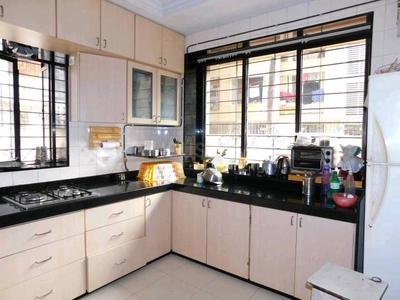 Kitchen Image of 1110 Sq.ft 2 BHK Apartment / Flat for rent in Khushbu Soham Residency Building B And C, Pimple Saudagar Pune for Rs. 27500