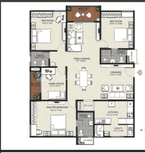 Image of 2145 Sq.ft 4 BHK Apartment / Flat for sale in Sholinganallur, Chennai for Rs. 18500000