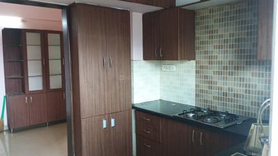 Kitchen Image of 1555 Sq.ft 3 BHK Apartment / Flat for rent in Maithri Shilphitha Splendour, Mahadevapura Bengaluru for Rs. 55000
