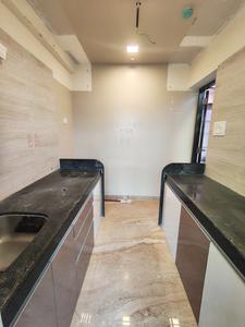 Kitchen Image of 640 Sq.ft 1 BHK Apartment / Flat for rent in V R Supernal Garden, Thane West Thane for Rs. 28000