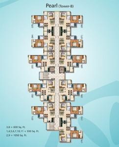 Image of 1000 Sq.ft 2 BHK Apartment / Flat for sale in SG Grand, Raj Nagar Extension, Ghaziabad for Rs. 7000000