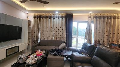 Living Room Image of 1575 Sq.ft 3 BHK Apartment / Flat for sale in SJR Blue Water PH 3, Parappana Agrahara Bengaluru for Rs. 18200000