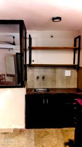 Kitchen Image of 500 Sq.ft 1 RK Builder Floor for rent in Vijay Nagar Indore for Rs. 14500