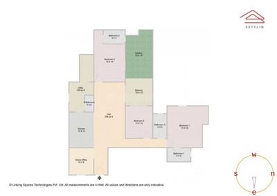Image of 2628 Sq.ft 3 BHK Apartment / Flat for sale in Horamavu, Bengaluru for Rs. 38450000