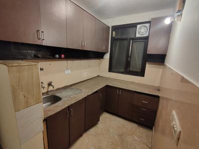 Kitchen Image of 900 Sq.ft 2 BHK Builder Floor for sale in RWA Pragati Park Block H18 and L, Malviya Nagar New Delhi for Rs. 17000000
