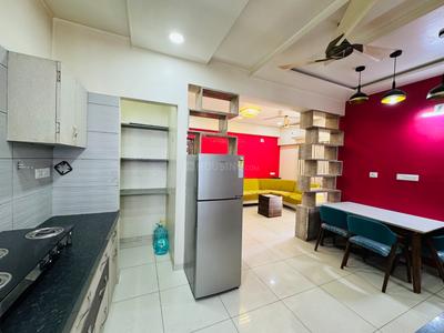 Kitchen Image of 1455 Sq.ft 3 BHK Apartment / Flat for rent in Shela Ahmedabad for Rs. 35000