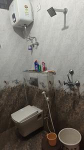 Bathroom Image of 200 Sq.ft 1 RK Builder Floor for rent in Mansarovar Jaipur for Rs. 8000