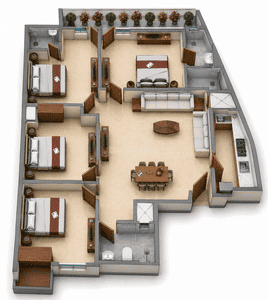 Image of 1600 Sq.ft 4 BHK Apartment / Flat for sale in Begumpur, New Delhi for Rs. 19500000