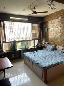 Bedroom Image of 588 Sq.ft 1 BHK Apartment / Flat for rent in Bhakti Palace, Dahisar West Mumbai for Rs. 33000