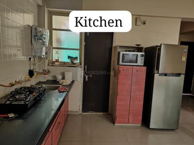 Kitchen Image of 1900 Sq.ft 3 BHK Apartment / Flat for rent in Pramukh Signature, Bhaijipura Gandhinagar for Rs. 30000
