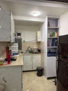 Kitchen Image of 300 Sq.ft 1 RK Apartment / Flat for rent in Vasant Kunj New Delhi for Rs. 35000