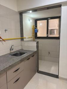 Kitchen Image of 677 Sq.ft 3 BHK Apartment / Flat for sale in Sun Atmosphere, Shela Ahmedabad for Rs. 6000000