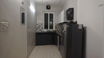 Kitchen Image of 700 Sq.ft 1 BHK Builder Floor for rent in Hari Nagar New Delhi for Rs. 21000