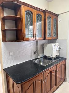 Kitchen Image of 1445 Sq.ft 3 BHK Apartment / Flat for rent in Confident Althena, Menamkulam Thiruvananthapuram for Rs. 29000