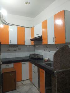 Kitchen Image of 450 Sq.ft 1 BHK Builder Floor for rent in Matiala New Delhi for Rs. 12000