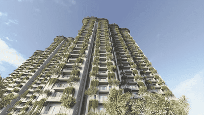 Image of 1500 Sq.ft 2.5 BHK Apartment / Flat for sale in Sukhii Ubuntu, Financial District, Hyderabad for Rs. 16400000