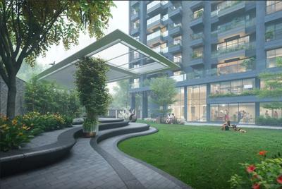 Image of 1422 Sq.ft 2 BHK Apartment / Flat for sale in Life In Blue, Jagatpur, Ahmedabad for Rs. 7400000