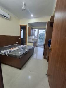 Bedroom Image of 600 Sq.ft 1 RK Builder Floor for rent in Sector 21 Gurgaon for Rs. 23000