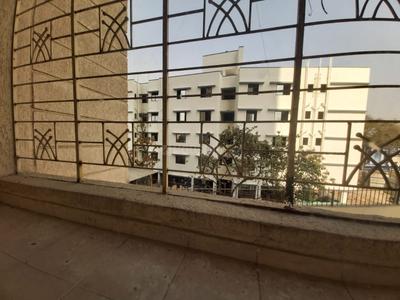 Balcony Image of 600 Sq.ft 1 BHK Apartment / Flat for rent in Arihant Aarohi, Shilgaon Thane for Rs. 16500