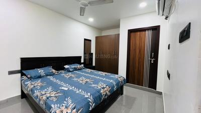 Bedroom Image of 700 Sq.ft 1 BHK Apartment / Flat for rent in Madhapur Hyderabad for Rs. 30000