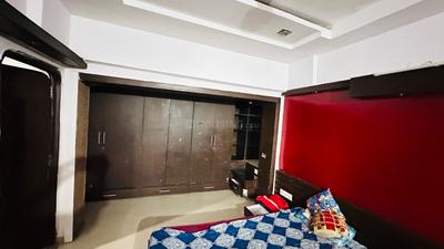 Bedroom Image of 945 Sq.ft 1 RK Builder Floor for rent in Indra Puri Colony Indore for Rs. 10500
