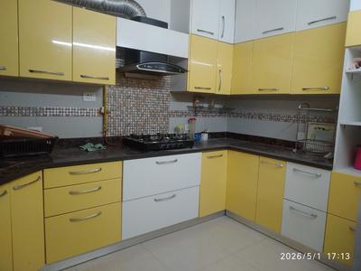 Kitchen Image of 1750 Sq.ft 3.5 BHK Apartment / Flat for rent in AKASH ENCLAVE, Vrindavan Yojana Lucknow for Rs. 30000