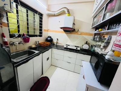 Kitchen Image of 1500 Sq.ft 3 BHK Builder Floor for sale in Limbodi Indore for Rs. 6500000