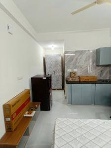 Kitchen Image of 350 Sq.ft 1 RK Apartment / Flat for rent in Mahadevapura Bengaluru for Rs. 18000