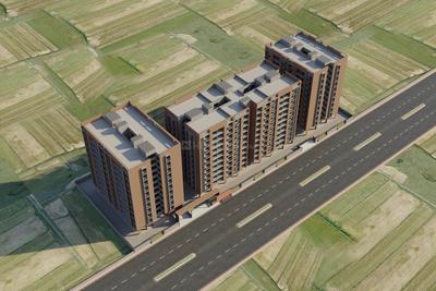Image of 1098 Sq.ft 2 BHK Apartment / Flat for sale in Radhe Vrundavan Heights, Nana Chiloda, Ahmedabad for Rs. 3800000
