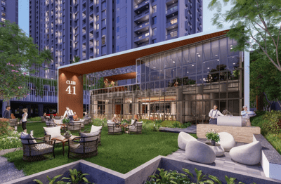 Image of 1080 Sq.ft 3 BHK Apartment / Flat for sale in Krisala 41 Luxovert, Tathawade, Pune for Rs. 12000000
