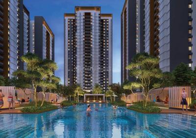 Image of 990 Sq.ft 2 BHK Apartment / Flat for sale in Gini Vivante, Kiwale, Pune for Rs. 7000000